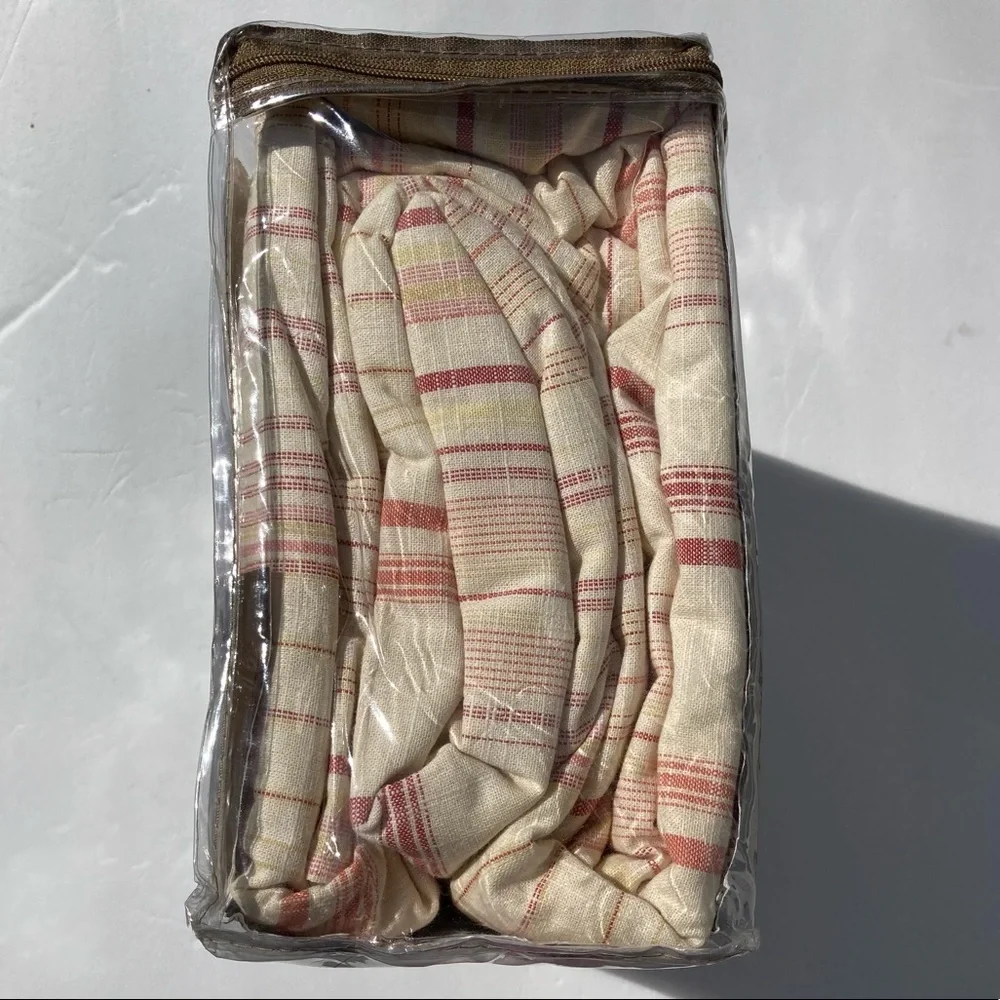 Tommy Bahama Home Duvet Cover La Scala Breezer Papaya 92” L x 107” W Cotton New